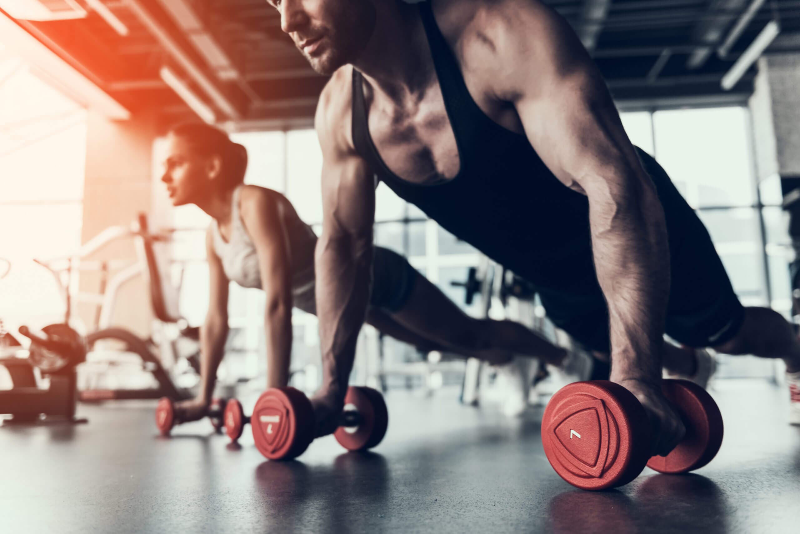 Palestra con musica motivante