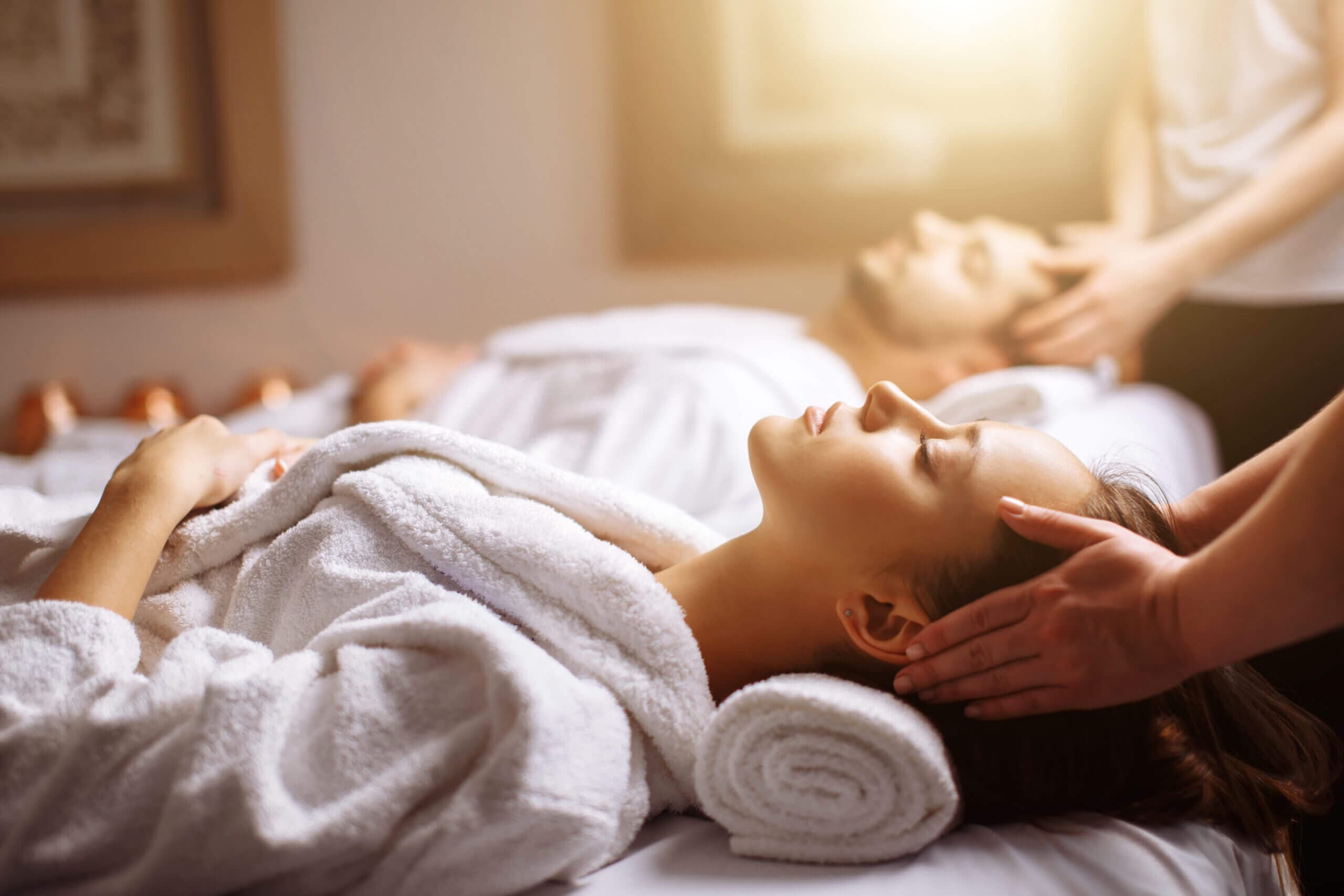 Area relax con massaggio